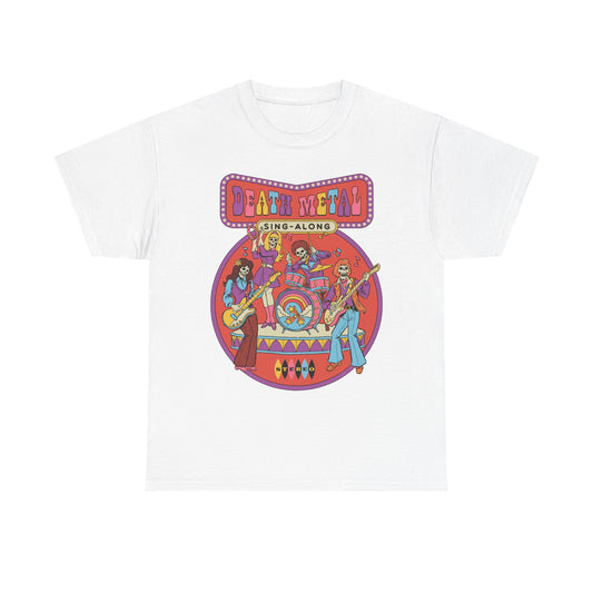Death Metal Retro Funny Horror Heavy Cotton Unisex T-Shirt