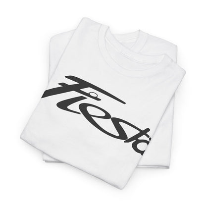Ford Motor Company Fiesta White Heavy Cotton Unisex T-Shirt
