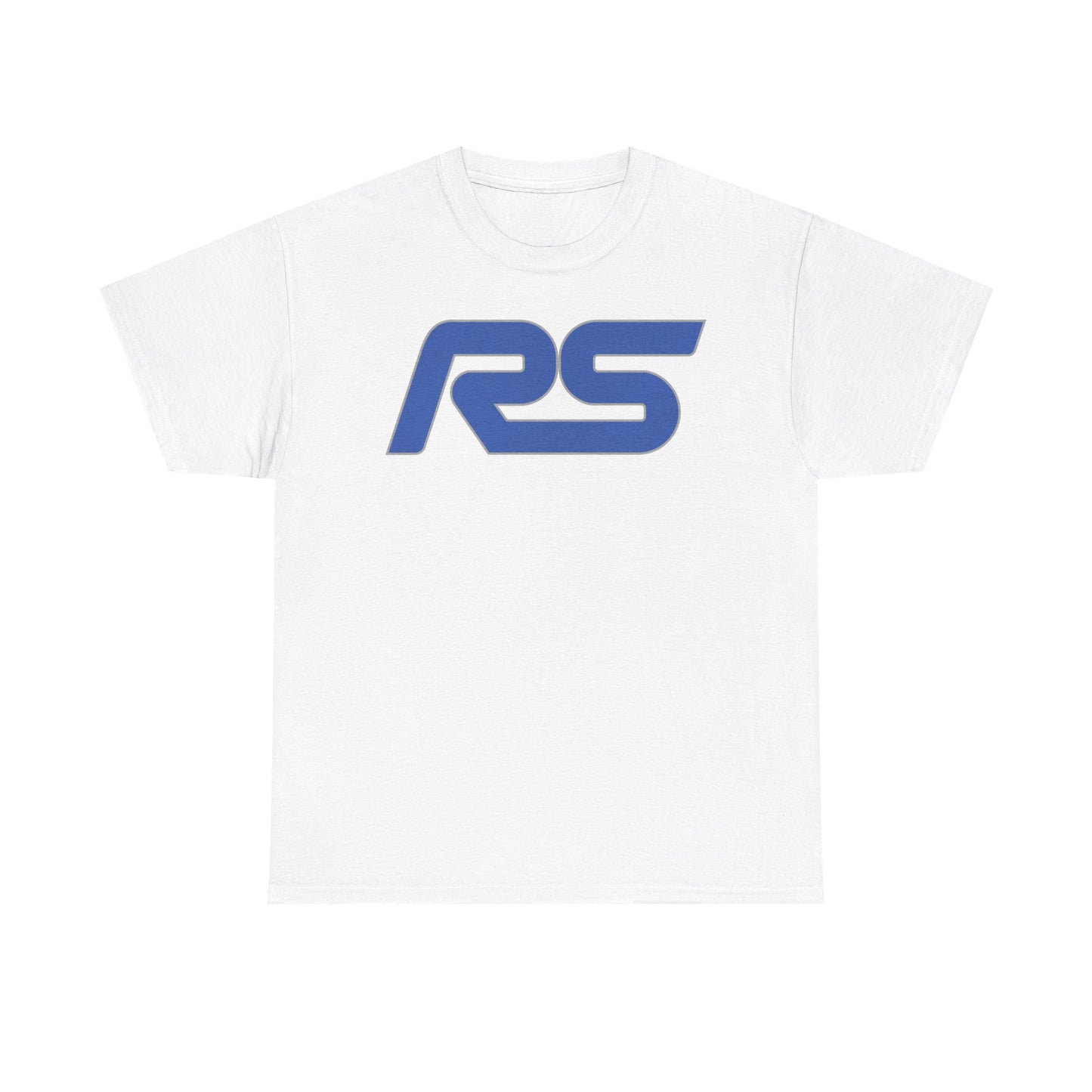 Ford Motor Company RS White Heavy Cotton Unisex T-Shirt