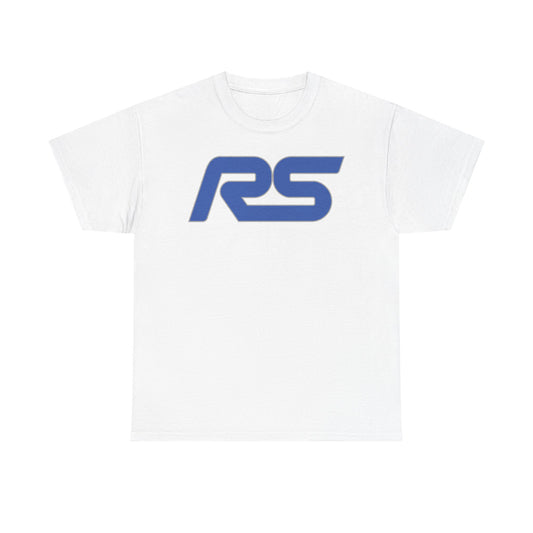 Ford Motor Company RS White Heavy Cotton Unisex T-Shirt