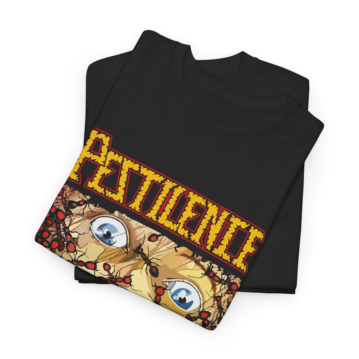 PESTILENCE 1980s Death Metal Music Band Black Heavy Cotton Unisex T-Shirt