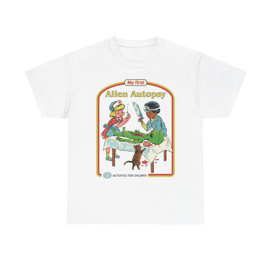 My First Alien Autopsy Funny Retro Heavy Cotton Unisex T-Shirt