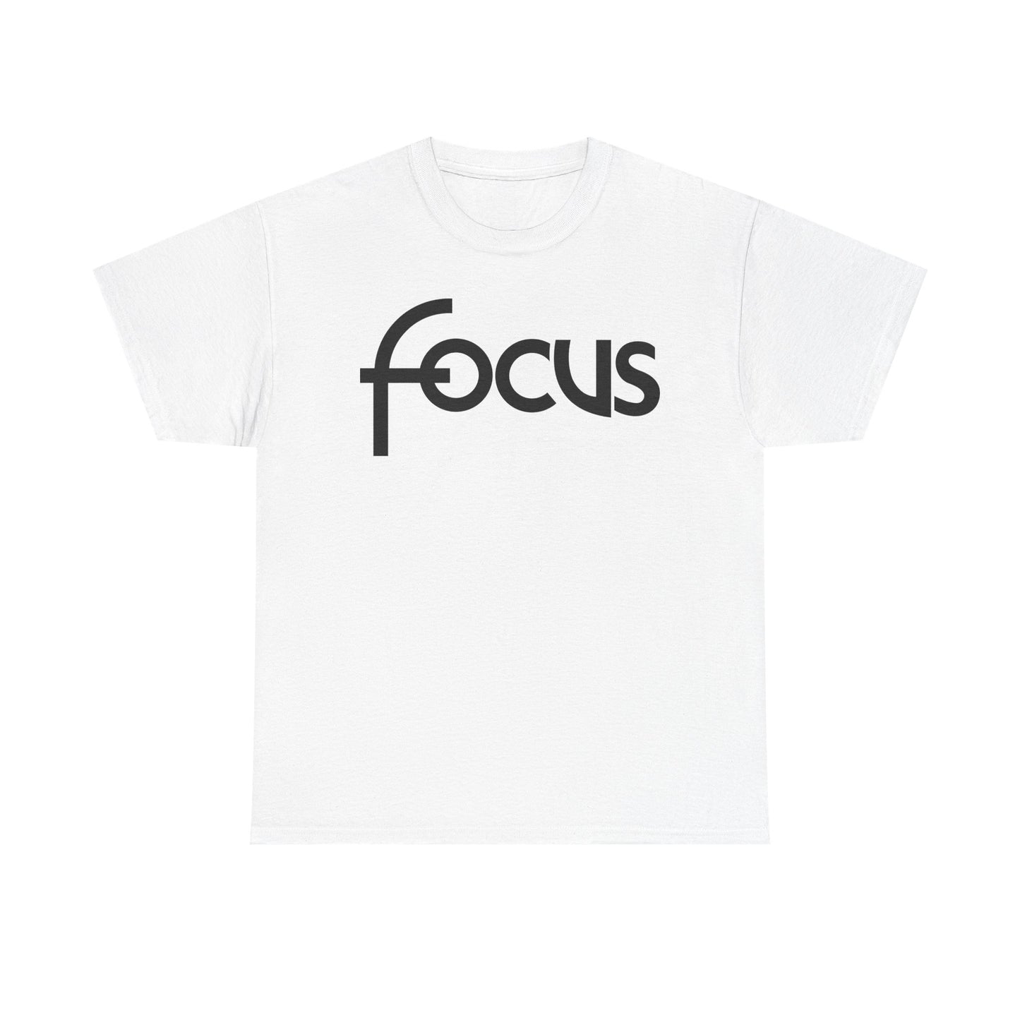 Ford Motor Company Focus White Heavy Cotton Unisex T-Shirt