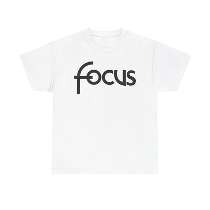 Ford Motor Company Focus White Heavy Cotton Unisex T-Shirt