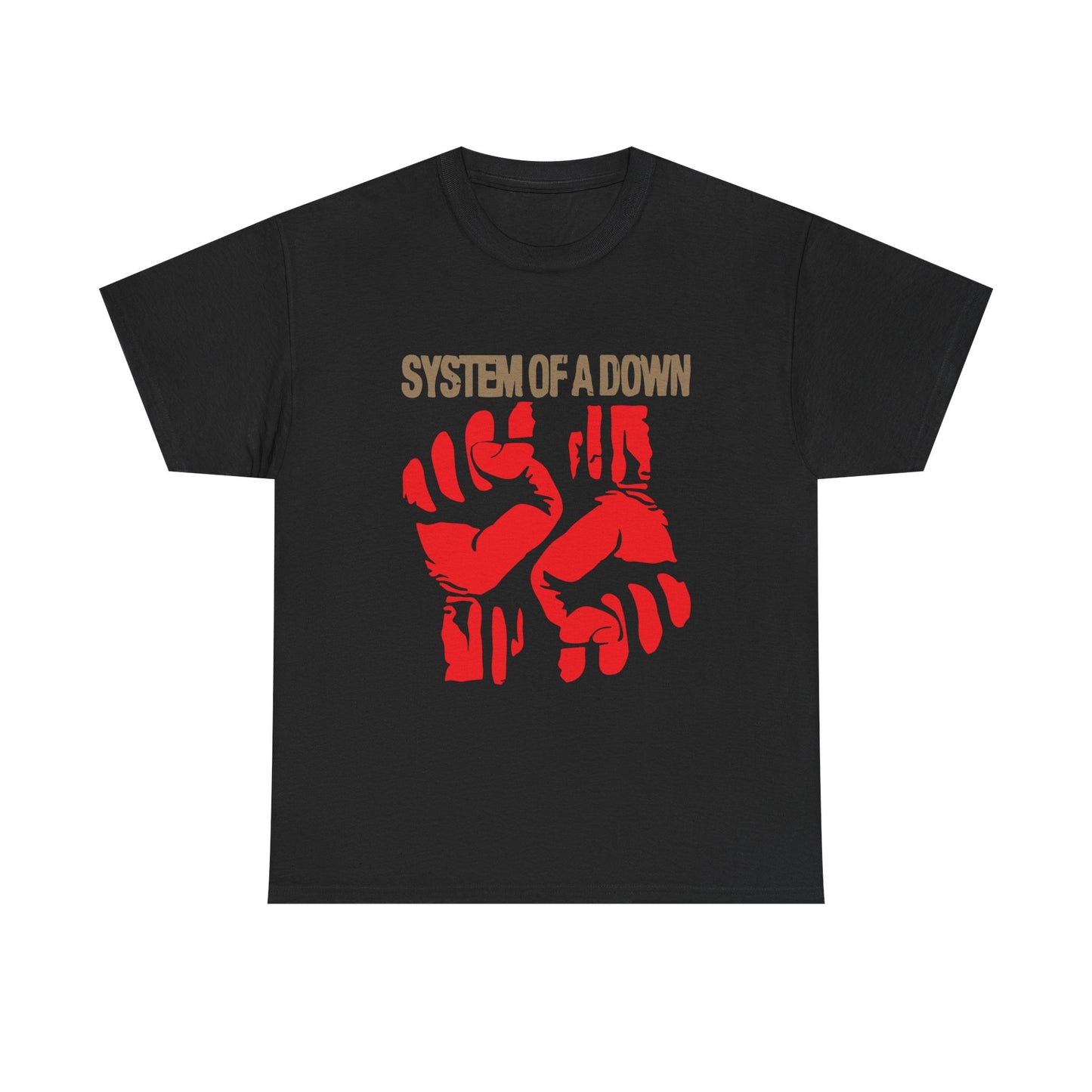 SYSTEM OF A DOWN 1990s Metal Music Band Black Heavy Cotton Unisex T-Shirt