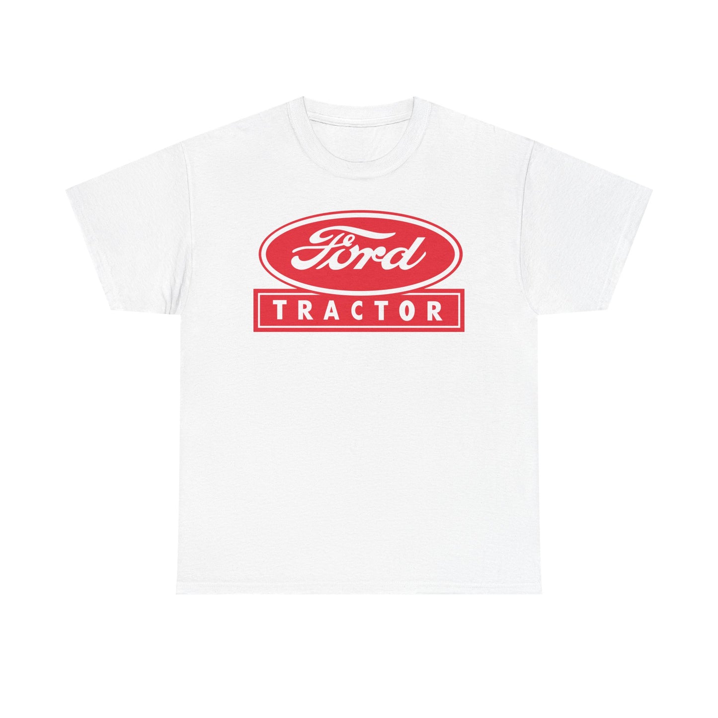 Ford Motor Company Tractor White Heavy Cotton Unisex T-Shirt