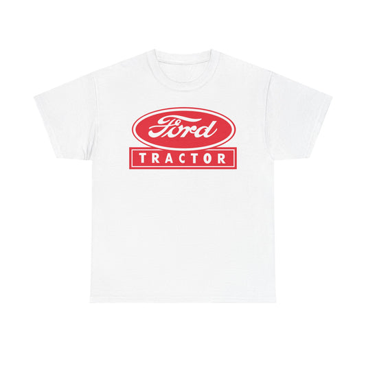 Ford Motor Company Tractor White Heavy Cotton Unisex T-Shirt