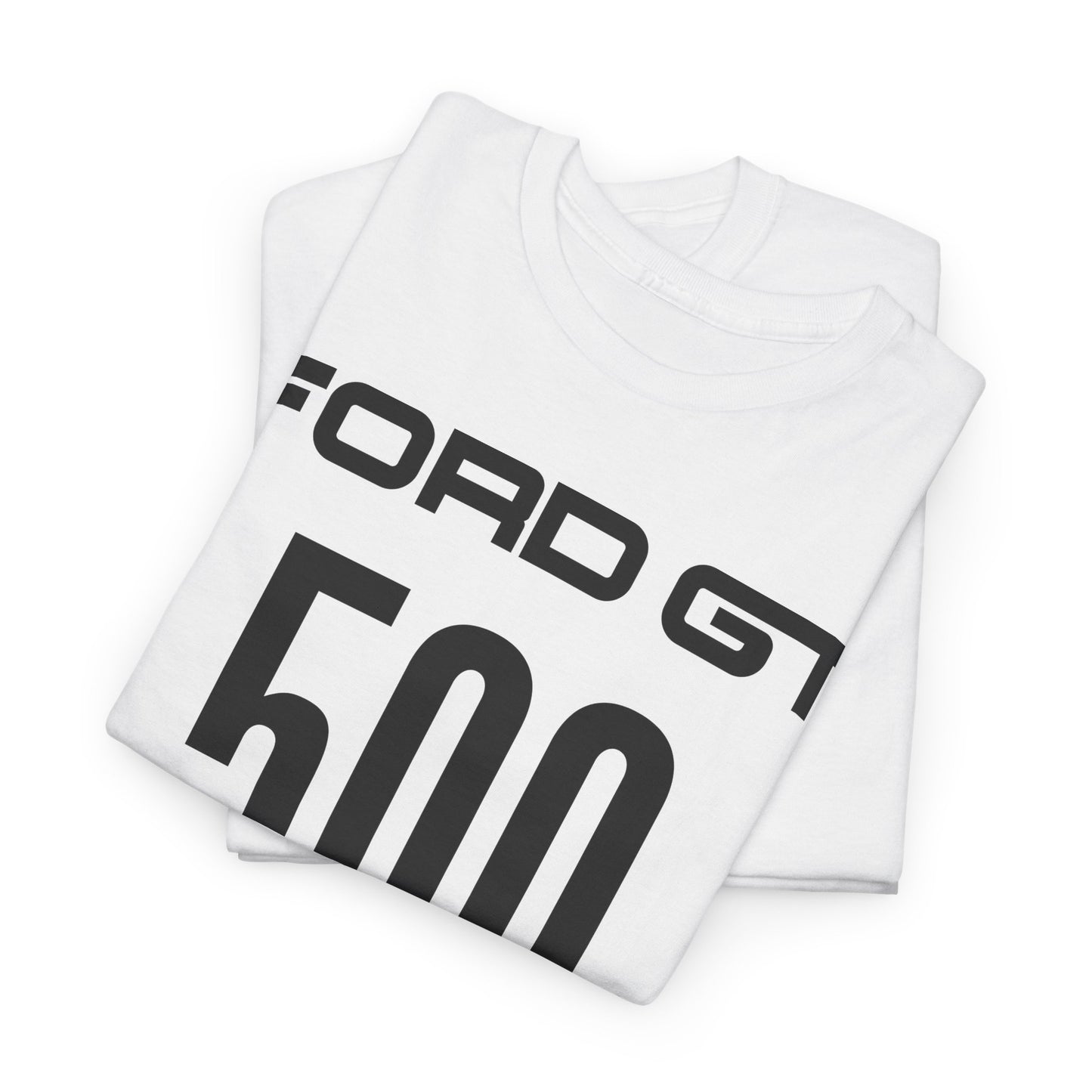 Ford Motor Company GT 500 White Heavy Cotton Unisex T-Shirt