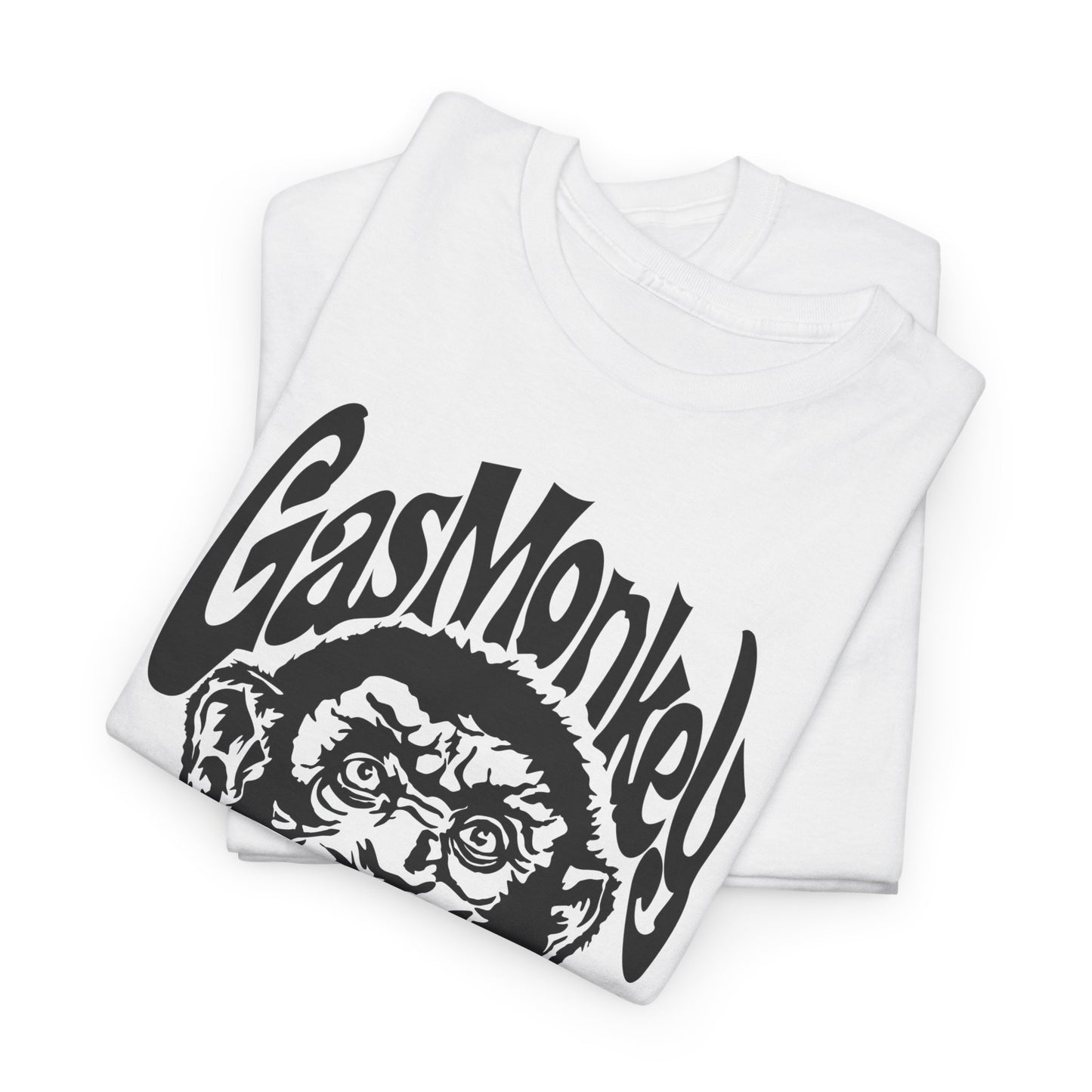 Gas Monkey Garage White Heavy Cotton Unisex T-Shirt
