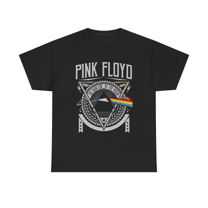 PINK FLOYD 1960s Rock Music Band Black Heavy Cotton Unisex T-Shirt