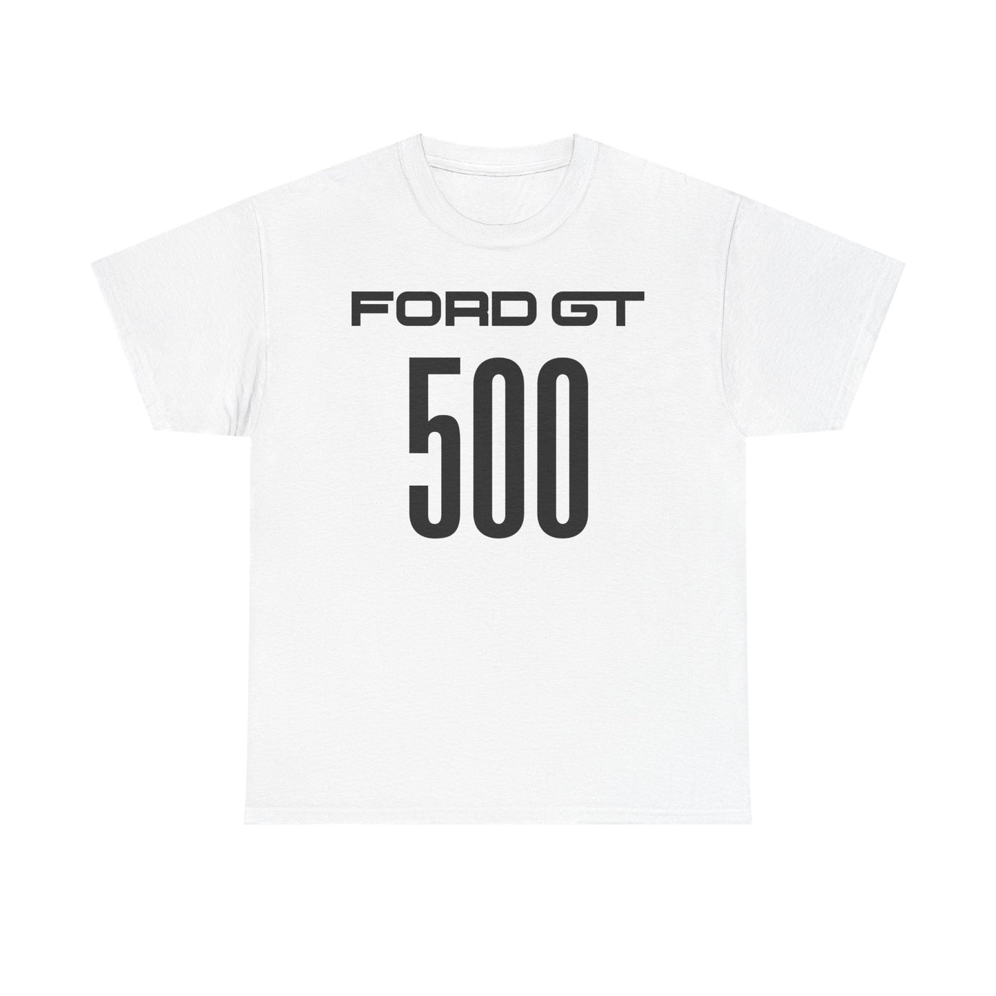 Ford Motor Company GT 500 White Heavy Cotton Unisex T-Shirt