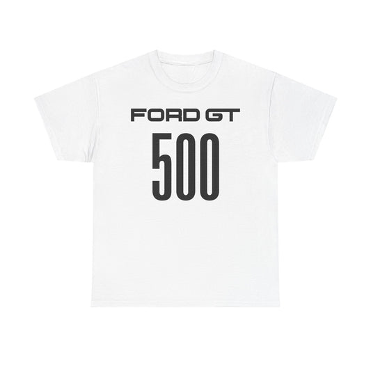 Ford Motor Company GT 500 White Heavy Cotton Unisex T-Shirt