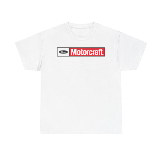 Ford Motor Company Motorcraft White Heavy Cotton Unisex T-Shirt