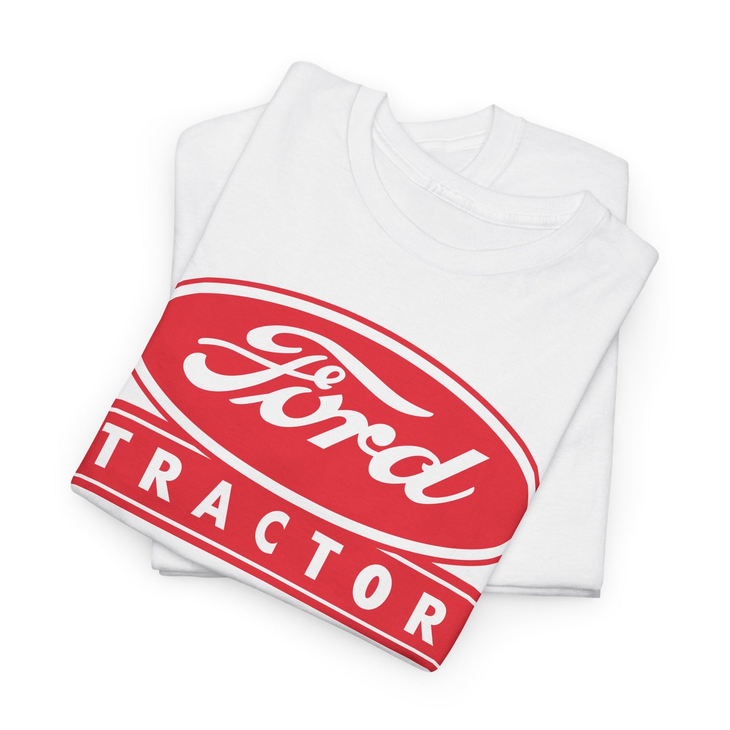 Ford Motor Company Tractor White Heavy Cotton Unisex T-Shirt